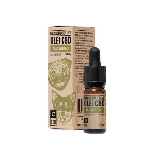 olejek cdb dla psa  Canna Hemp Lab Canna Hemp Lab-Full Spectrum Olejek Cbd-6% Olej Łososiowy 10Ml